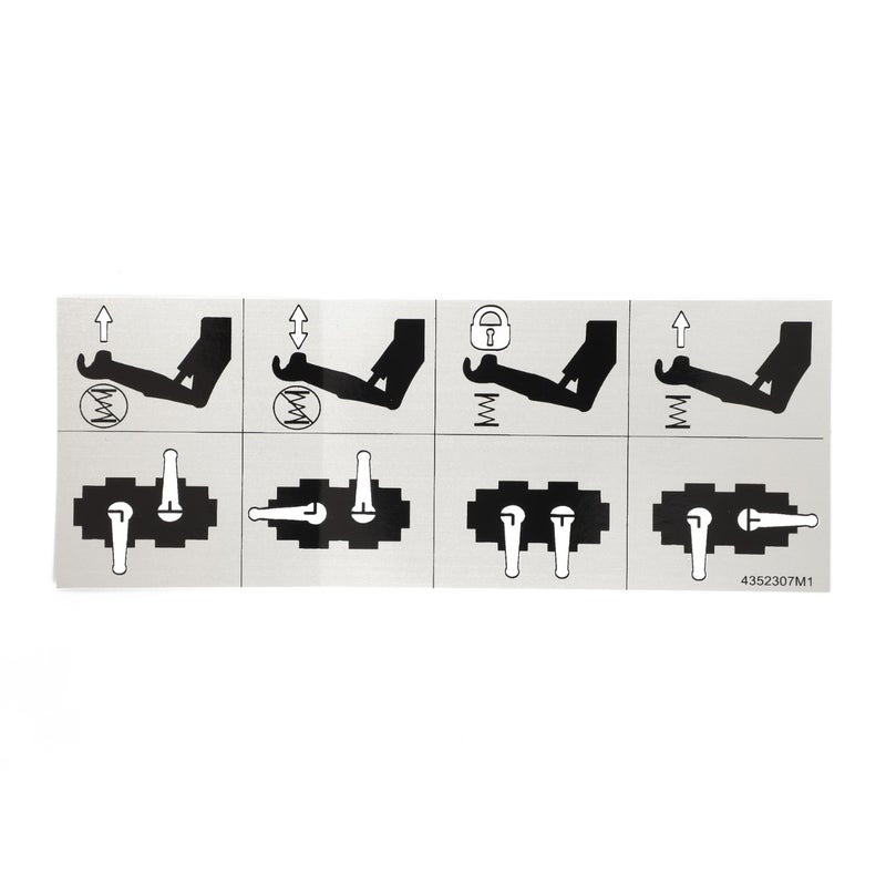 Decal, Front Linkage Hydraulic — MF-4352307M1
