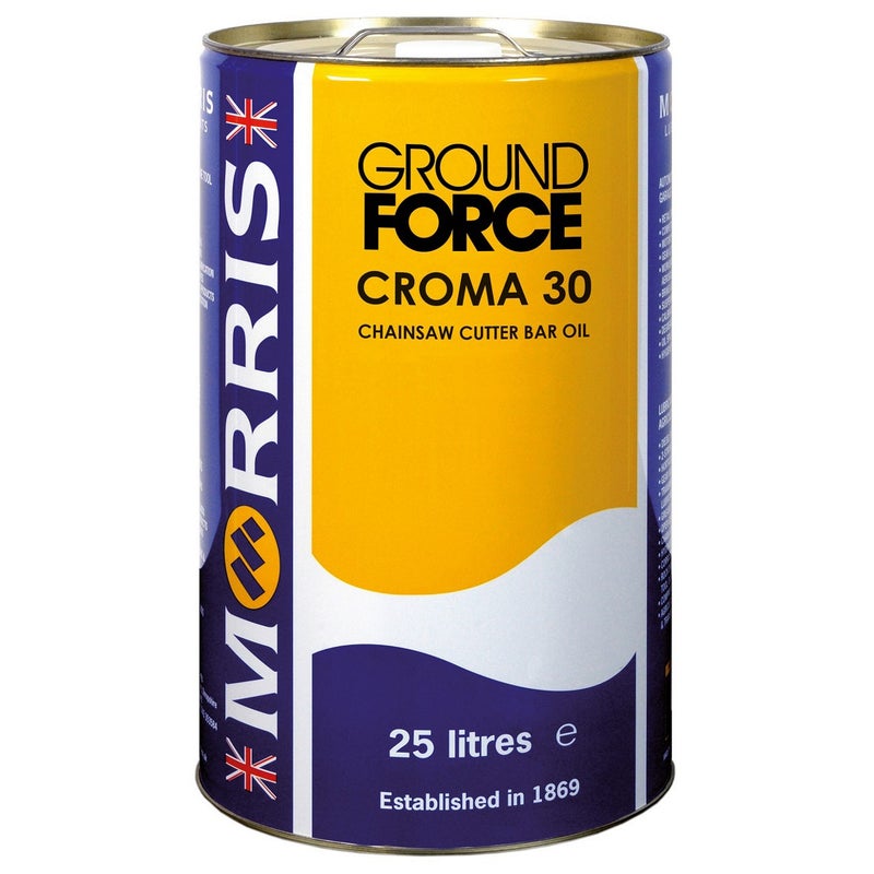 Morris Lubricants Ground Force Croma 30 Chainsaw And Cutter Bar Oil 25L — MF-VACC3025