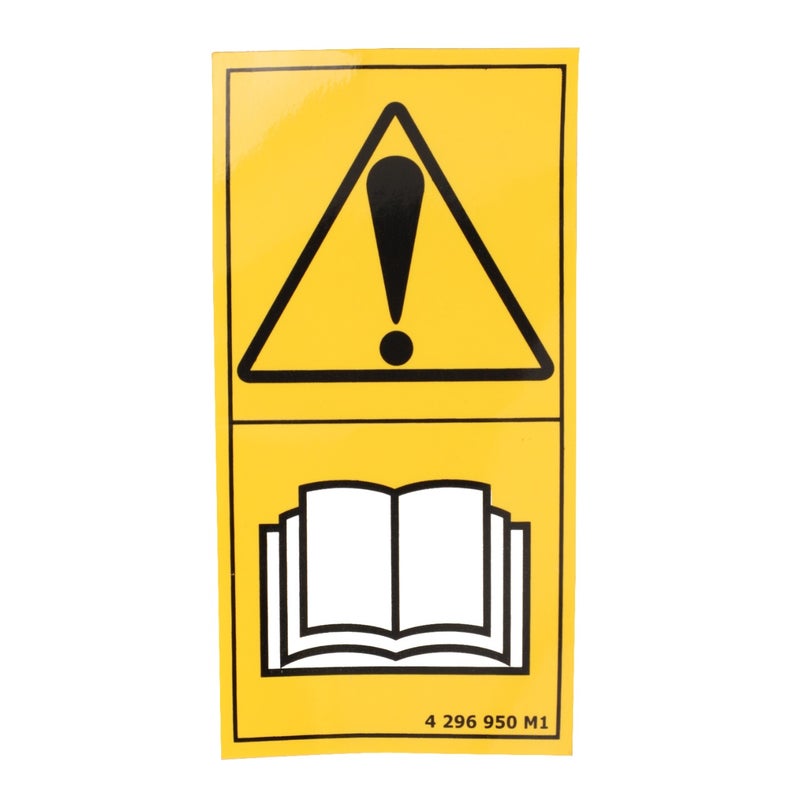 Decal, Safety — MF-4296950M1