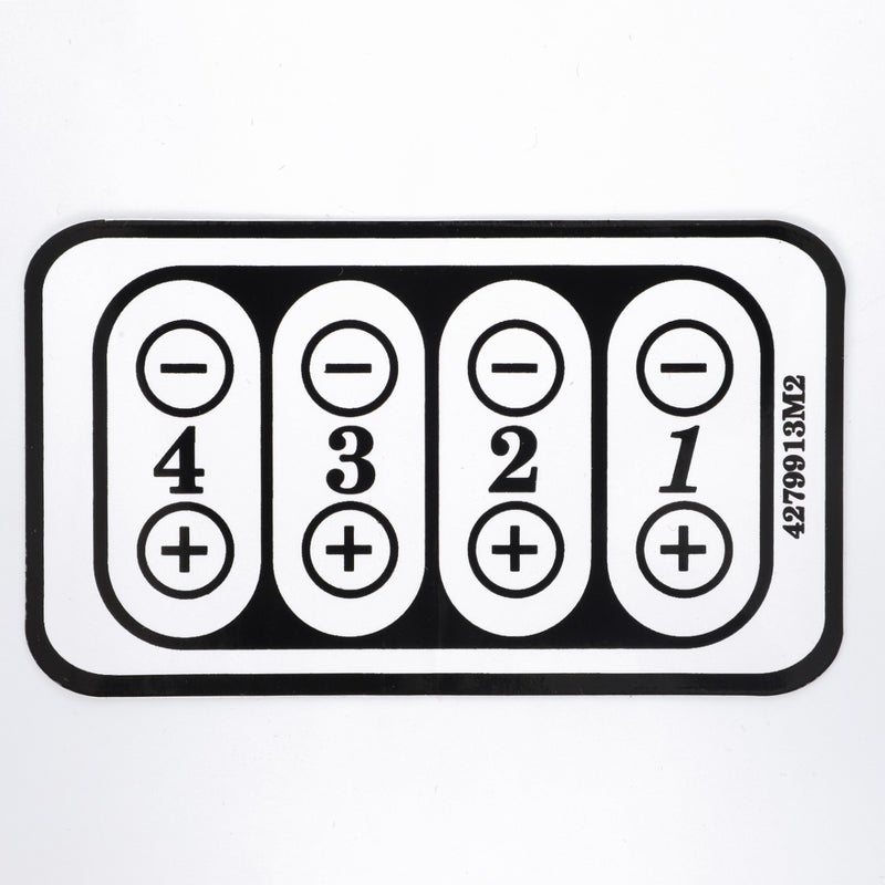 Decal, Hydraulic Controls — MF-4279913M2