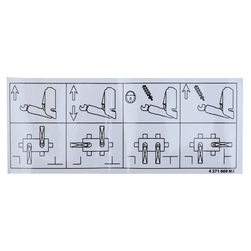 Decal, Front Linkage — MF-4271669M3