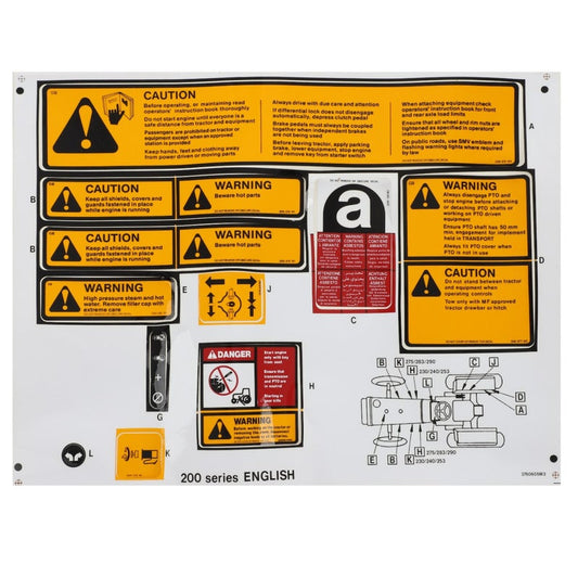 DECAL — MF-3760605M3