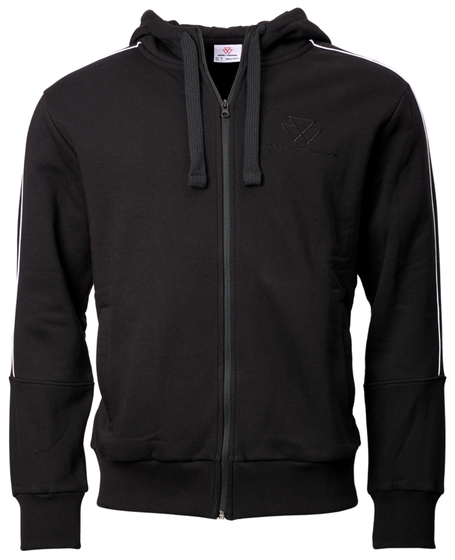 MF Men's Black Hooded Jacket