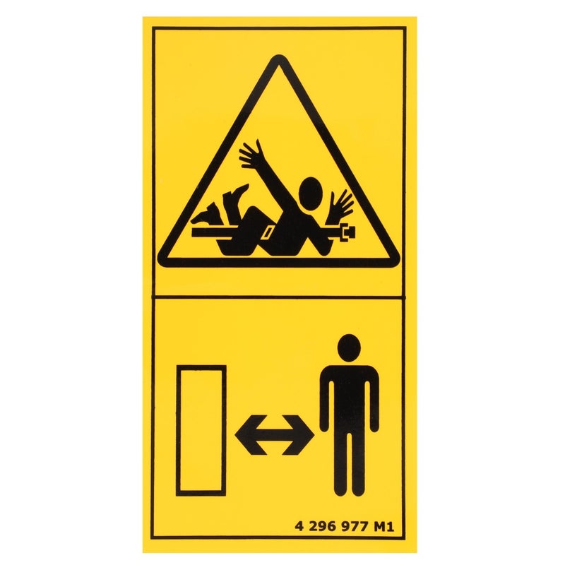 Decal, Safety — MF-4296977M1