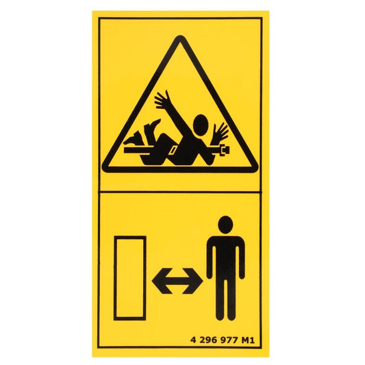 Decal, Safety — MF-4296977M1