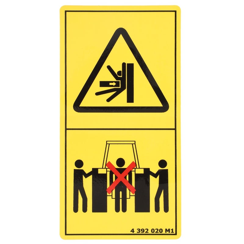 Decal, Safety — MF-4392020M1