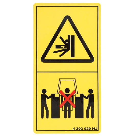 Decal, Safety — MF-4392020M1