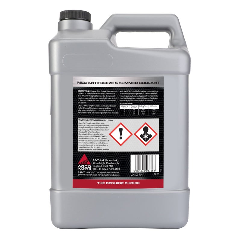 Agco Parts Universal Meg Anti-Freeze 5L — MF-VACC3401
