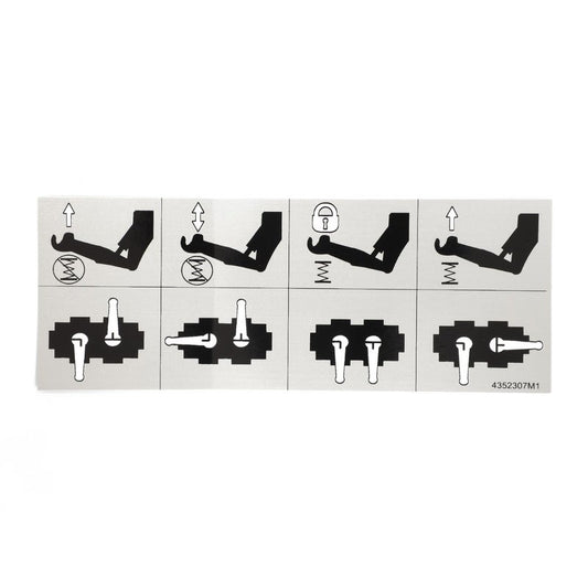Decal, Front Linkage Hydraulic — MF-4352307M1