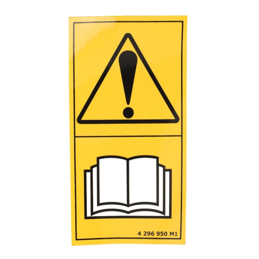 Decal, Safety — MF-4296950M1