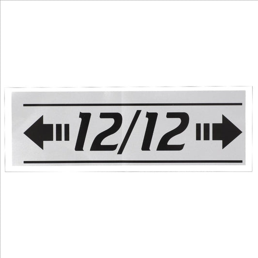 Decal, 12/12 — MF-3698049M2