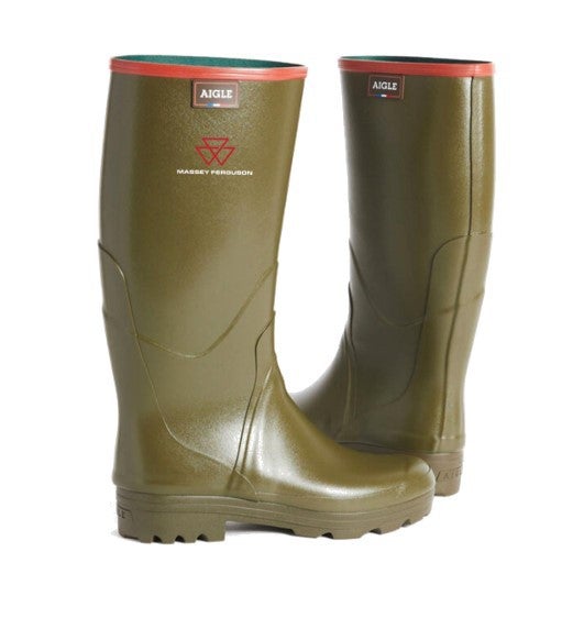 MF x AIGLE PRO Wellies - Khaki Work Boots