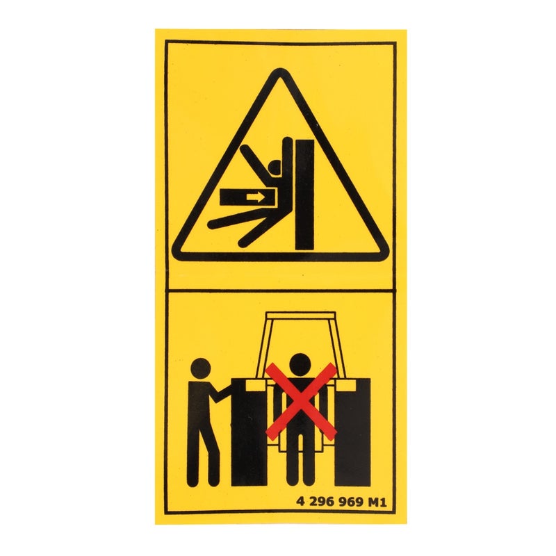 Decal, Safety — MF-4296969M1